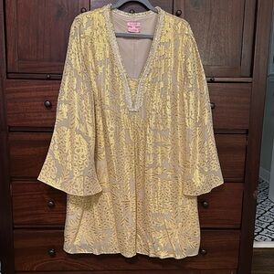 Lilly Pulitzer Colby silk tunic dress, size Large L